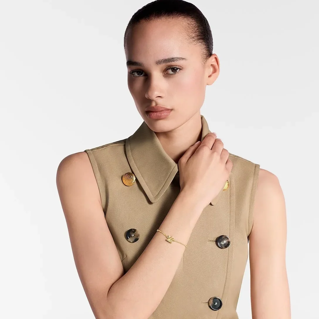 Louis Vuitton GO-14 Bracelet Gold in Toned Louis Vuitton GO-14 Bracelet Gold in Toned