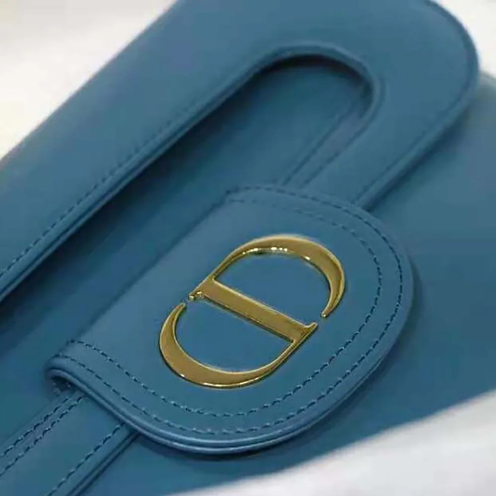 Dior Medium Diordouble Bag Deep Ocean Blue Smooth Calfskin for Women Dior Medium Diordouble Bag Deep Ocean Blue Smooth Calfskin for Women