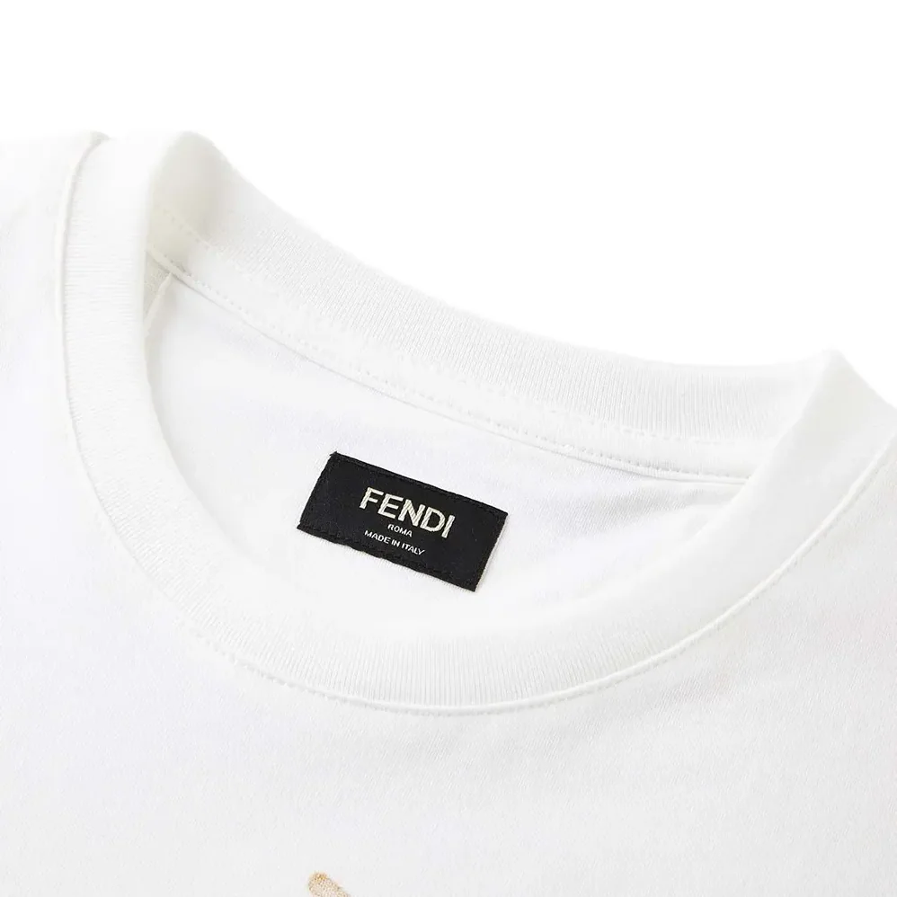 Fendi White Cotton T for Women in shirt