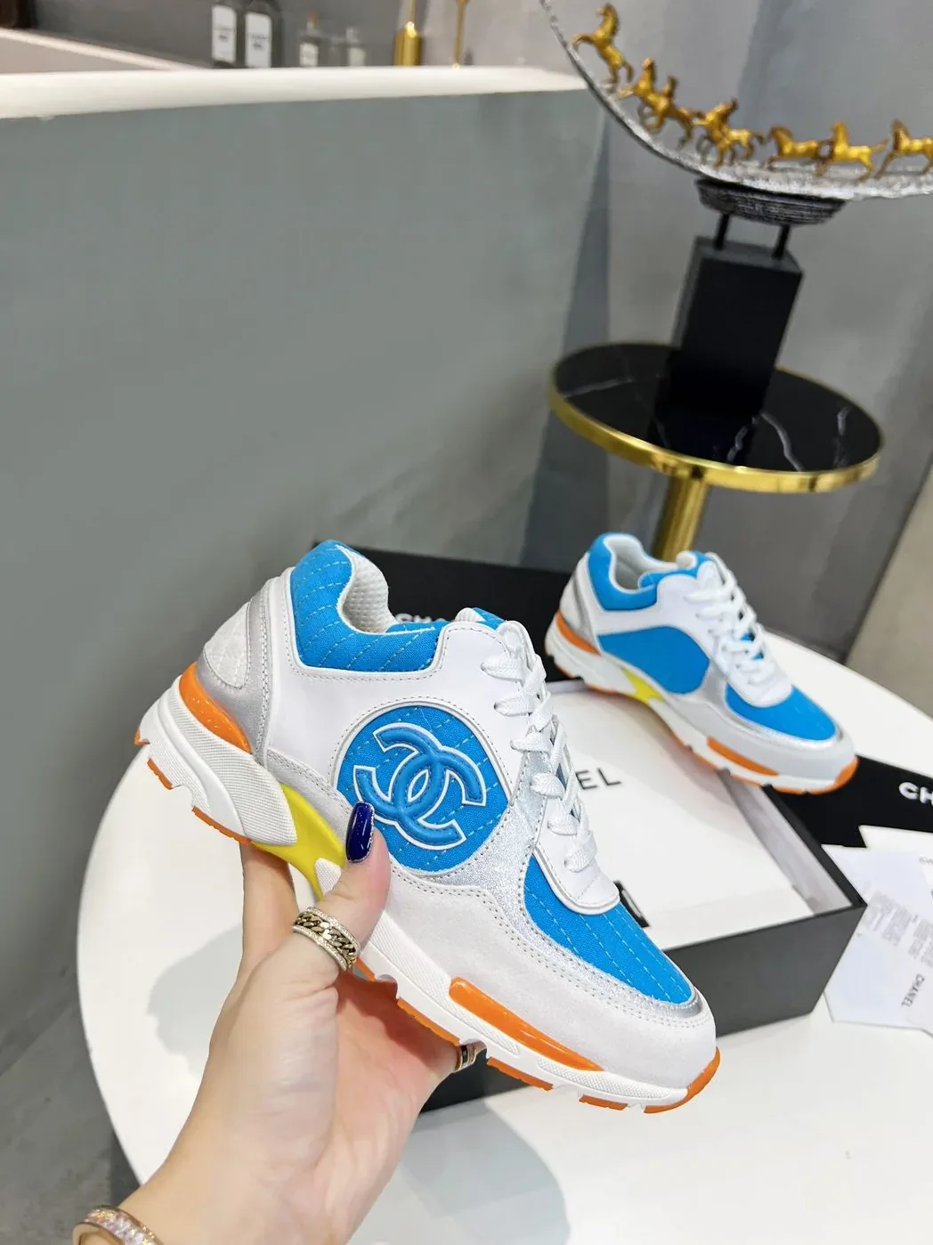 Chanel Sneakers Blue Chanel Sneakers Blue