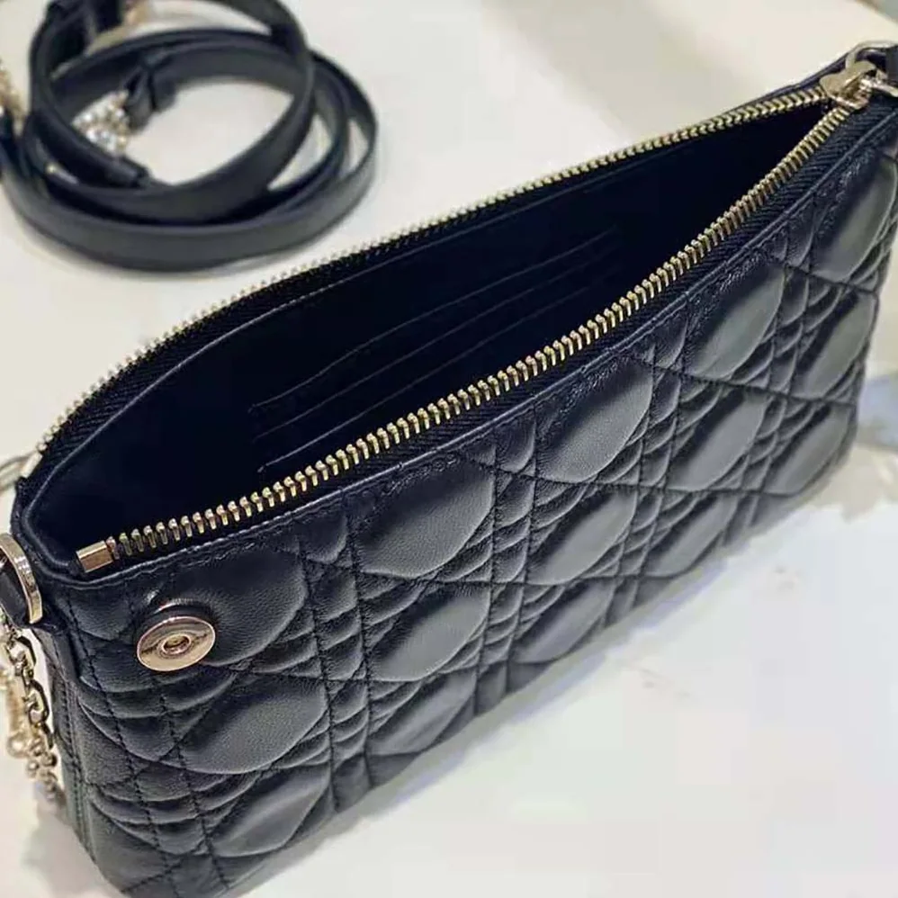 Dior Miss Dior Midi Mini Bag Black Cannage Lambskin for Women Dior Miss Dior Midi Mini Bag Black Cannage Lambskin for Women