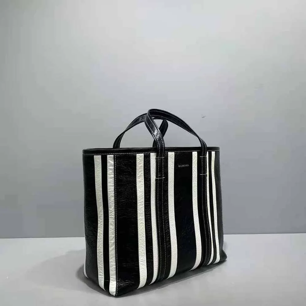 Balenciaga Barbes Medium East-West Shopper Bag for Women in Black Balenciaga Barbes Medium East-West Shopper Bag for Women in Black
