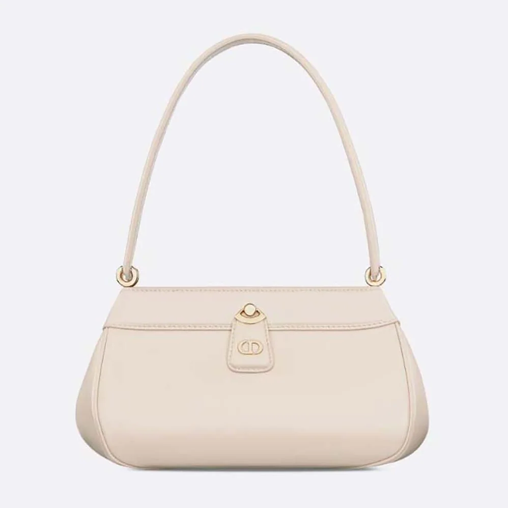 Dior Small Dior Key Bag Dusty Ivory Box Calfskin for Women Dior Small Dior Key Bag Dusty Ivory Box Calfskin for Women