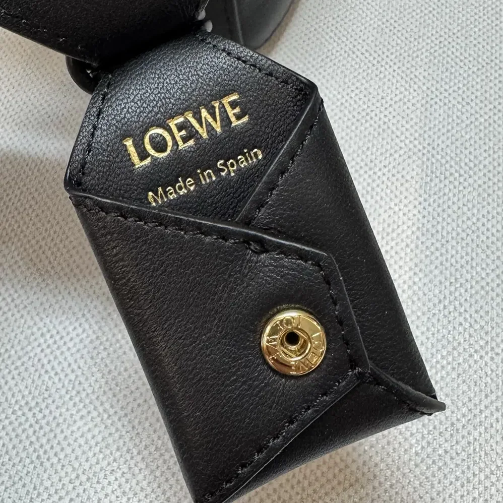 Loewe Small Featherlight Puzzle Bag in Nappa Lambskin for Unisex in Black