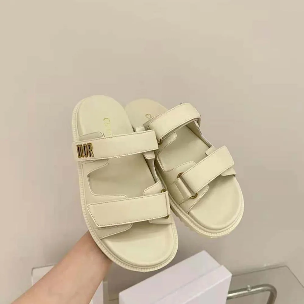 Dior DiorAct Slide White Lambskin for Women