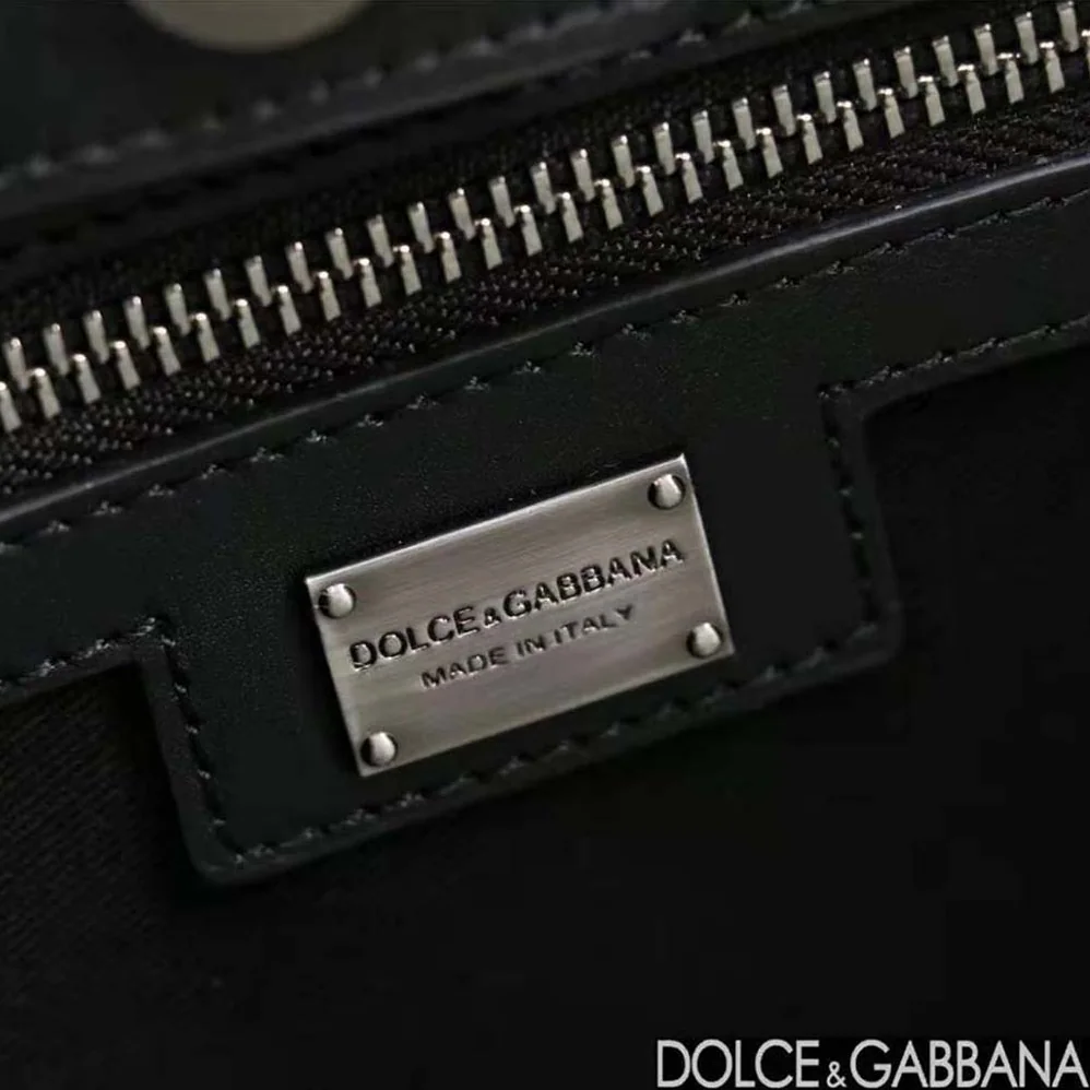 Dolce Gabbana D&G Denim Shopper with Embroidered Logo for Women