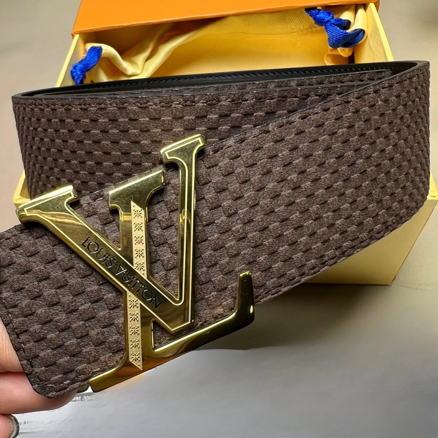 Louis Vuitton Initiales Reversible LV Belt with Silver Toned Hardware LV for Women