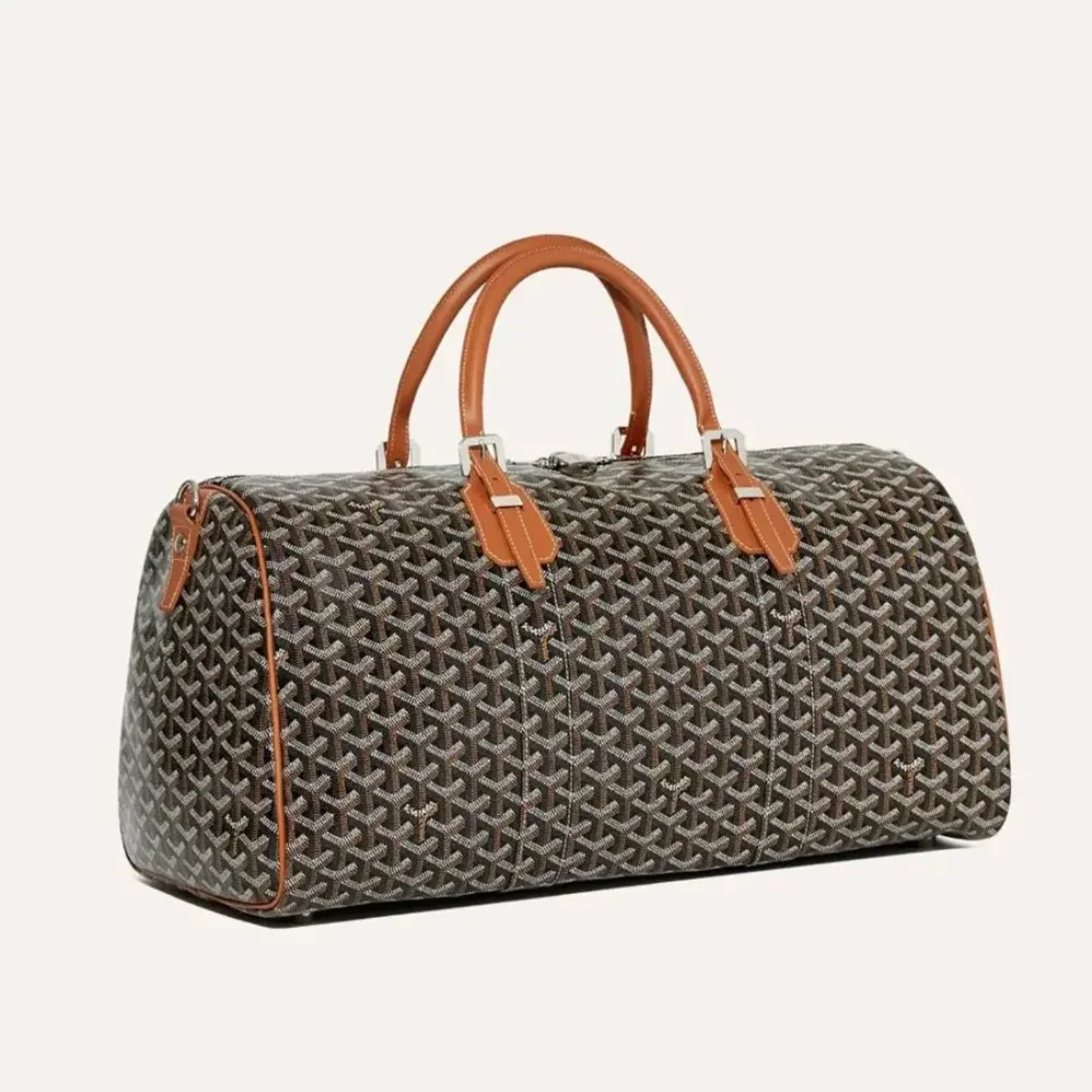 Goyard Boston 50 Bag for Unisex in Brown