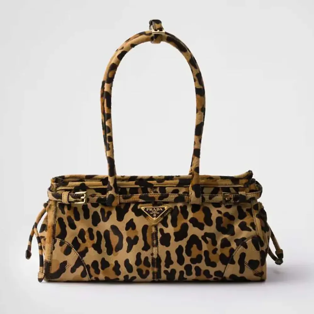 Prada Medium Printed Leather Handbag for Women Prada Medium Printed Leather Handbag for Women