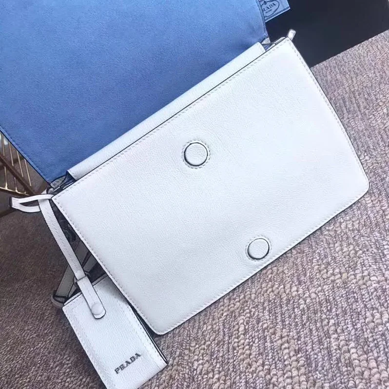 Prada Etiquette Bag in Calf Leather for Women in White Prada Etiquette Bag in Calf Leather for Women in White