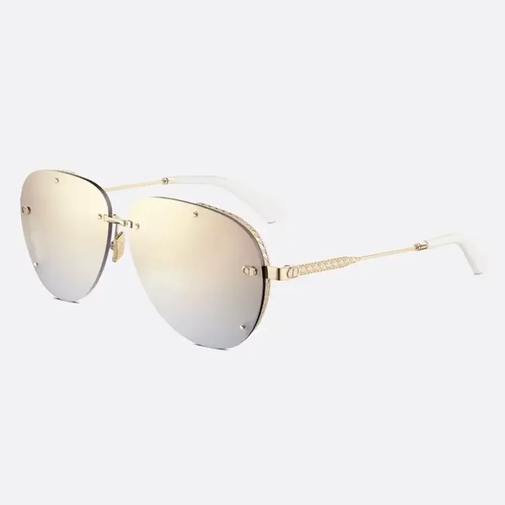 Dior NeoDior A1U Gold Mirrored Aviator Sunglasses for Unisex