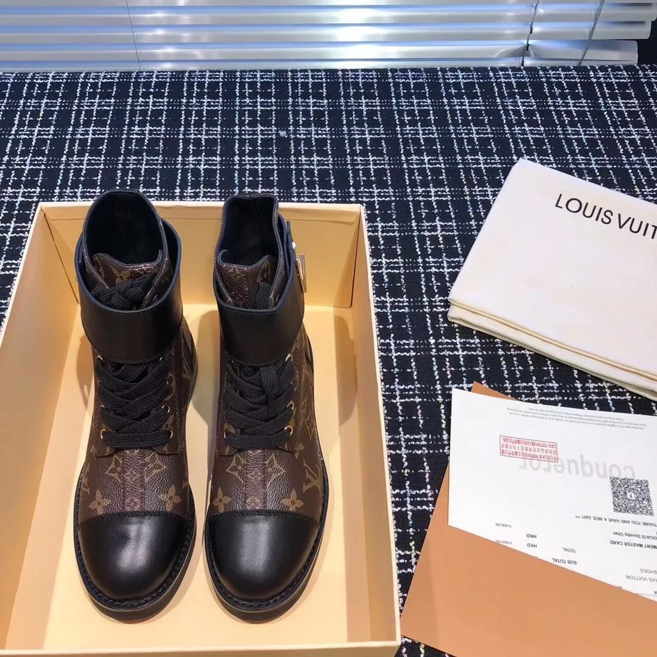 Louis Vuitton Wonderland Flat Ranger Monogram Canvas Black in Brown Louis Vuitton Wonderland Flat Ranger Monogram Canvas Black in Brown