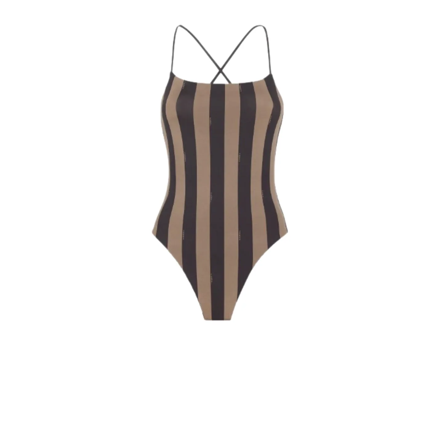 Fendi Reversible Swimsuit Brown FXBA27AQBYF13IZ Fendi Reversible Swimsuit Brown FXBA27AQBYF13IZ