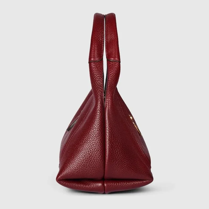 Gucci Softbit Medium Top Handle Bag Rosso Ancora Red /