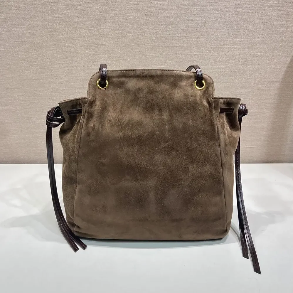 Prada Carry Medium Suede Tote Bag for Women Prada Carry Medium Suede Tote Bag for Women