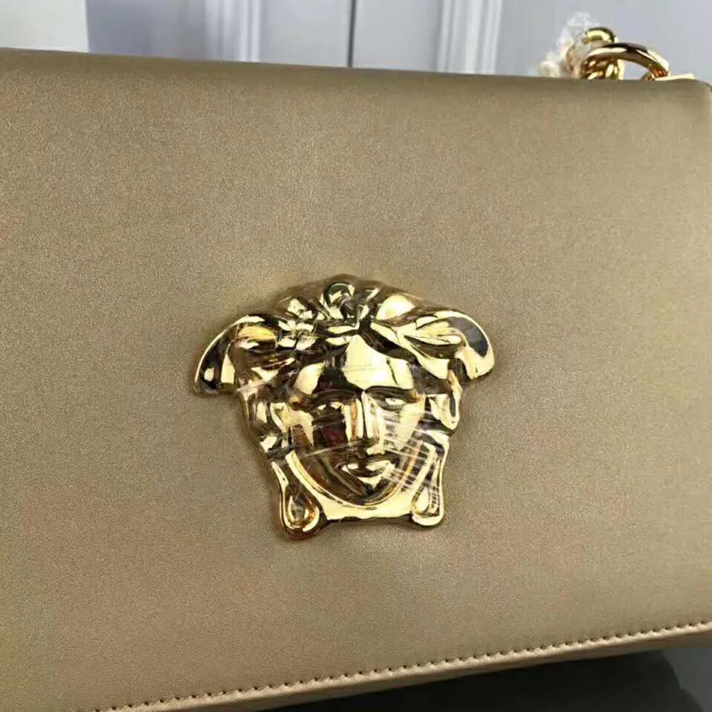 Versace Laminated Palazzo Evening Bag for Women