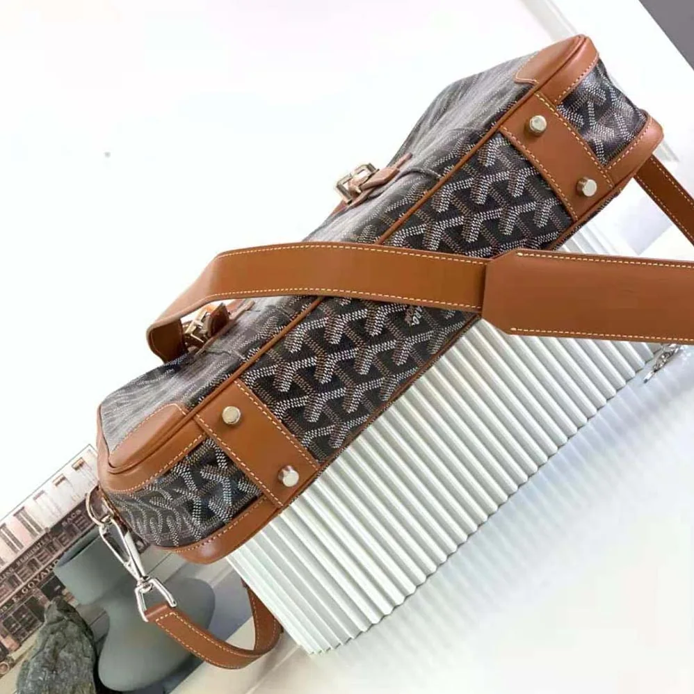 Goyard Ambassade MM Document Case for Women in Brown Goyard Ambassade MM Document Case for Women in Brown