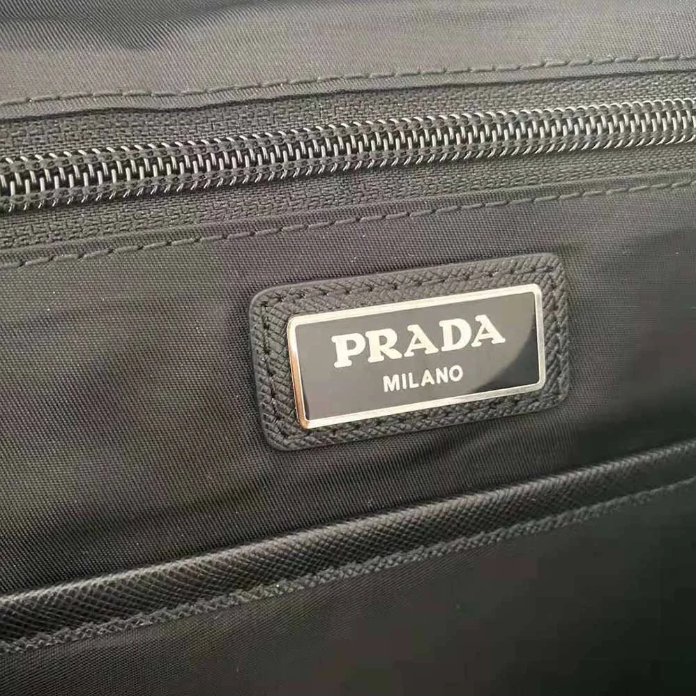 Prada Technical Fabric Nylon Backpack for Men in Silver Prada Technical Fabric Nylon Backpack for Men in Silver