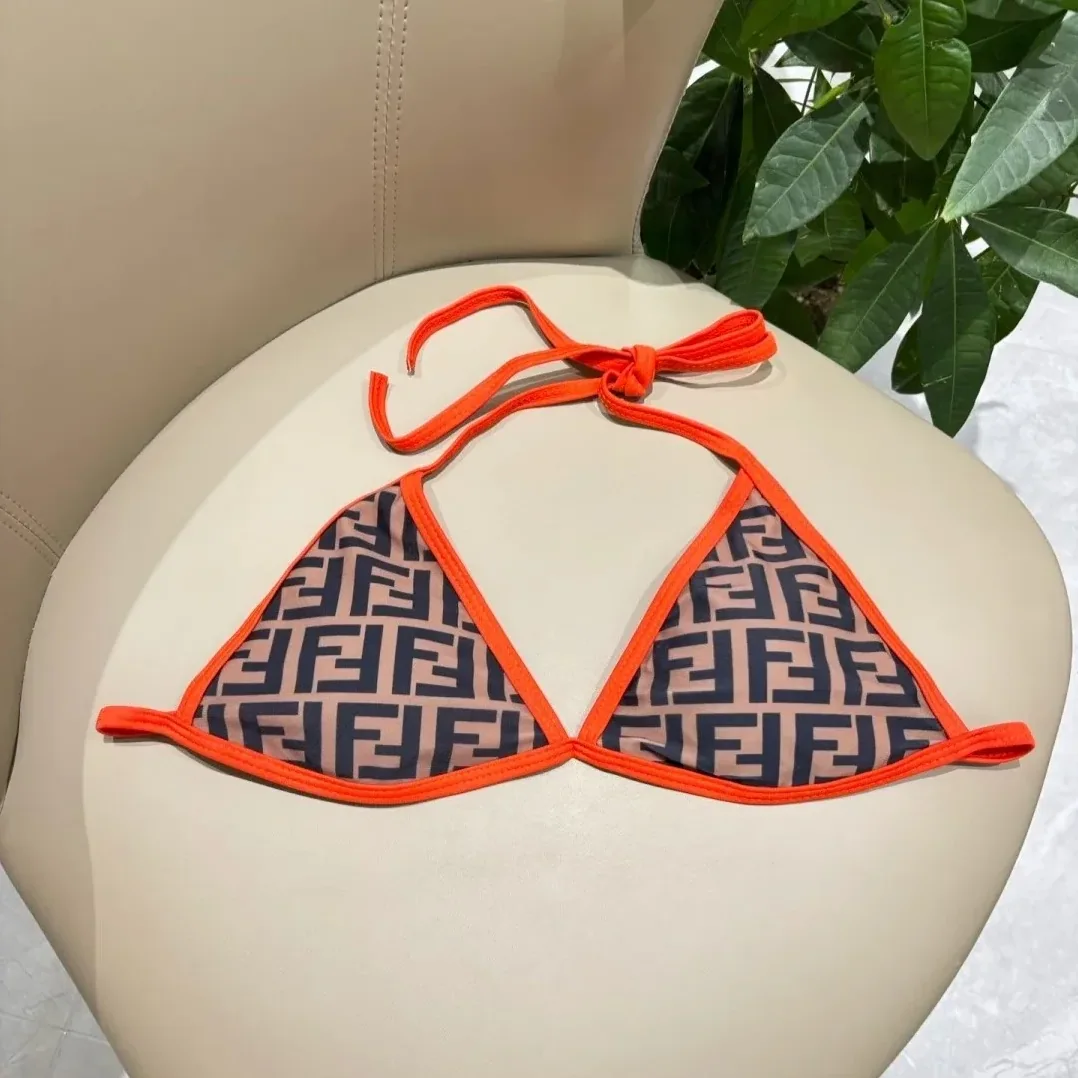 Fendi Monogram Bikini Brown in Orange