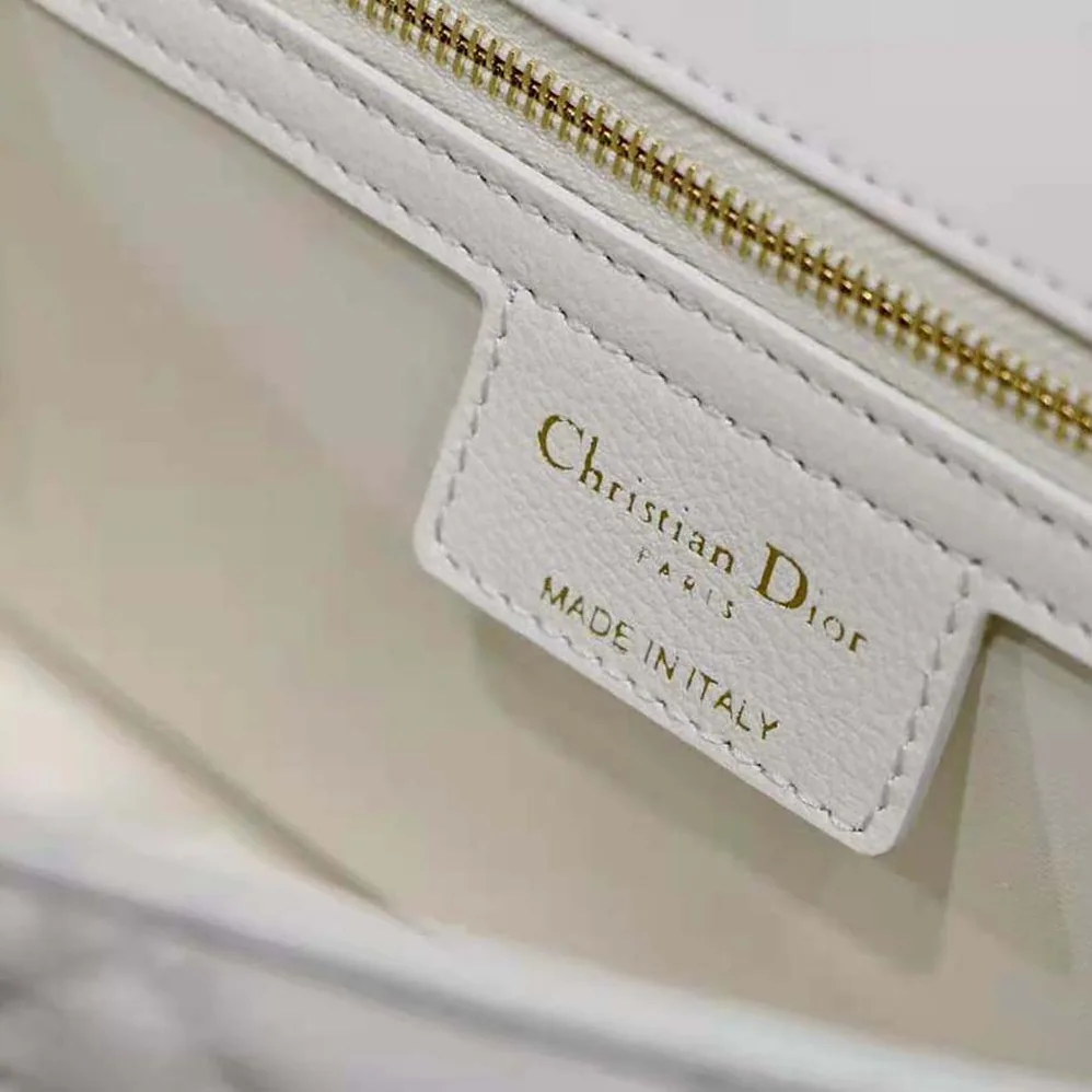 Dior Large Dior Caro Bag Lvory Supple Cannage Calfskin for Women Dior Large Dior Caro Bag Lvory Supple Cannage Calfskin for Women