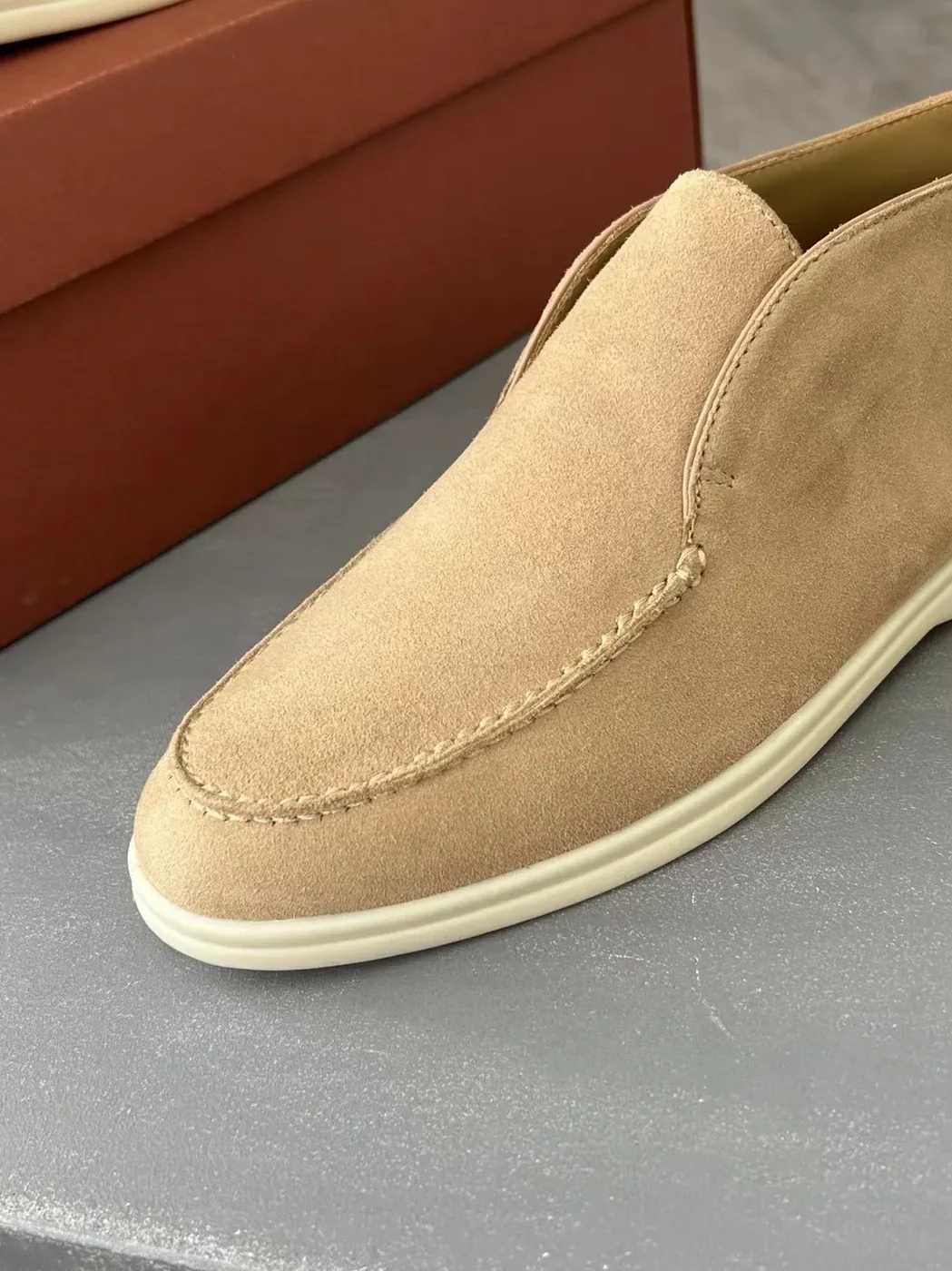 Loro Piana Open Walk Boots Sandstone – FAE9959