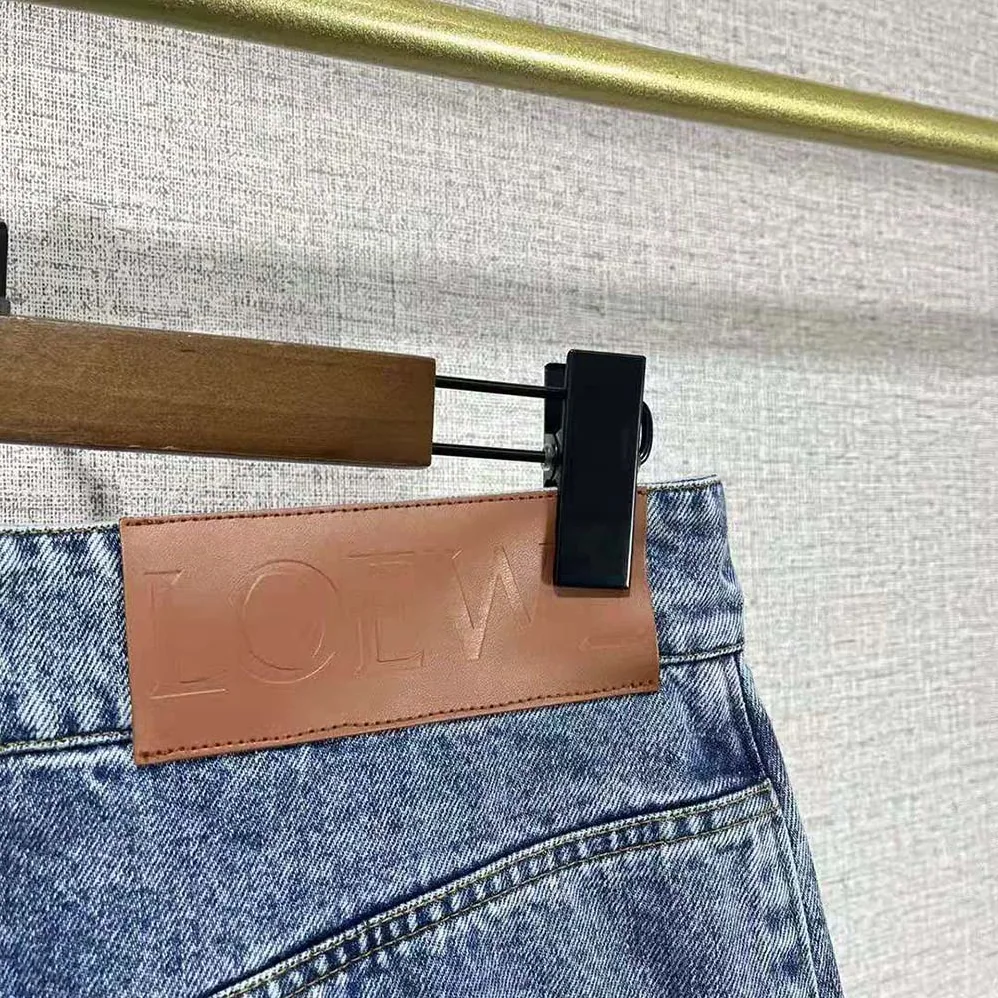 Loewe Anagram Cropped Jeans in Denim for Men