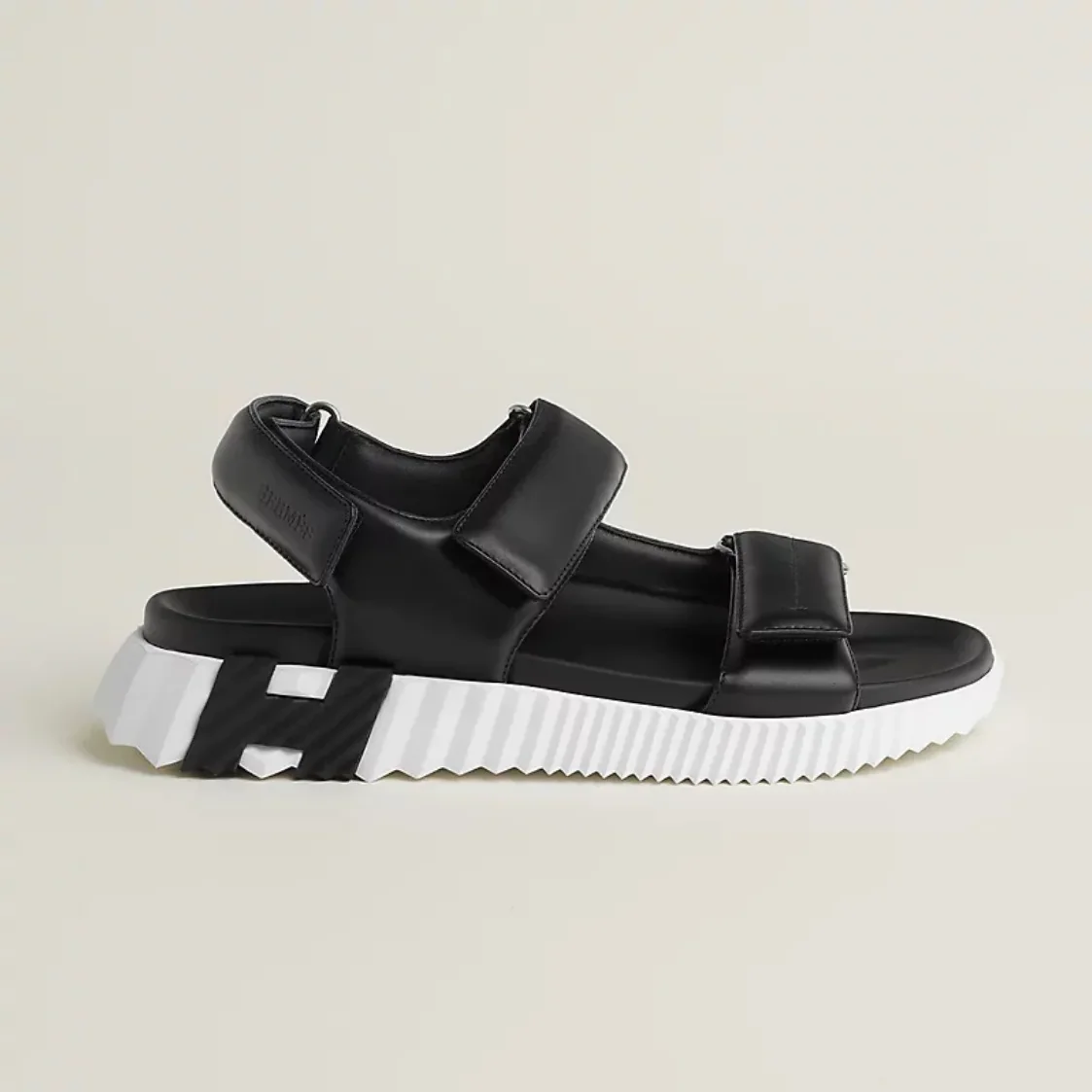Hermes Junior Sandals Noir Hermes Junior Sandals Noir