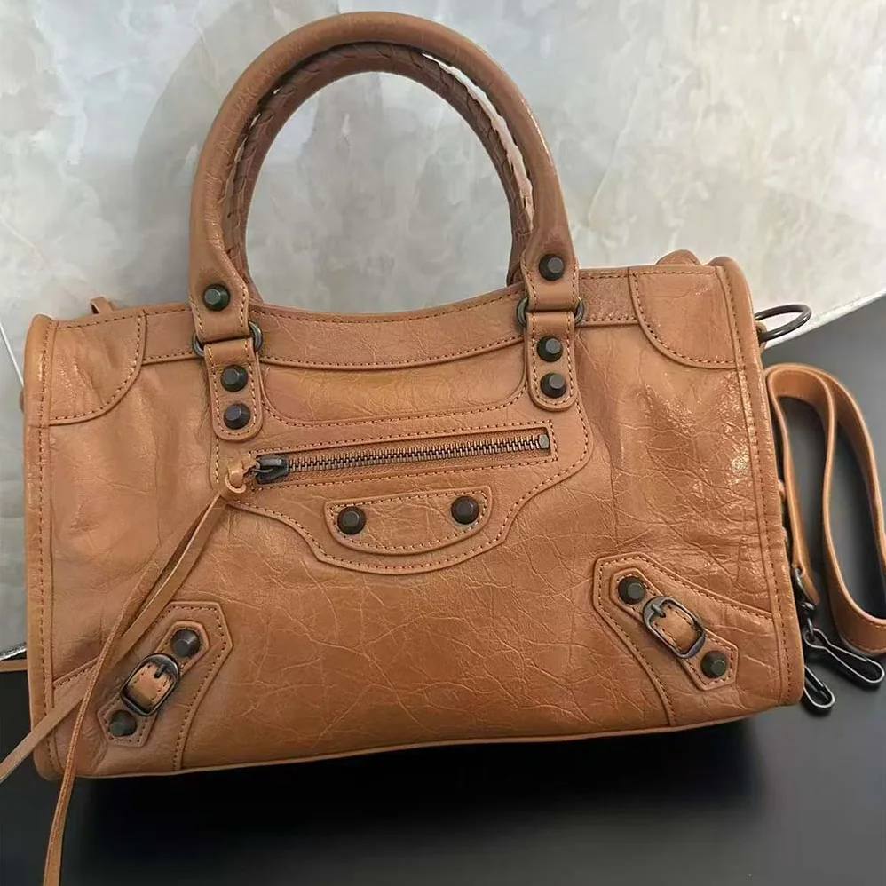 Balenciaga Le City Small Bag Metallized in Brown for Women Balenciaga Le City Small Bag Metallized in Brown for Women