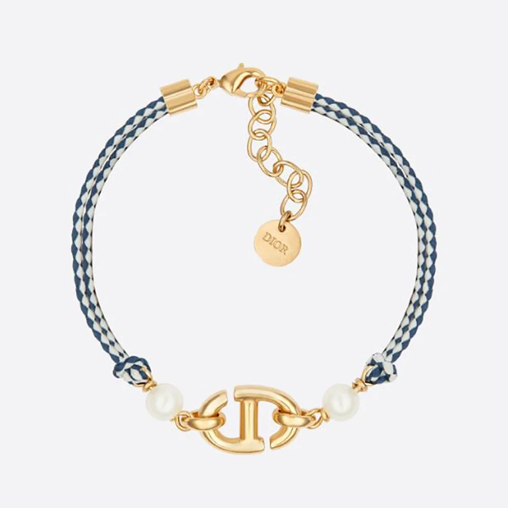 Dior CD Navy Bracelet Gold for Women in Finish Metal Dior CD Navy Bracelet Gold for Women in Finish Metal