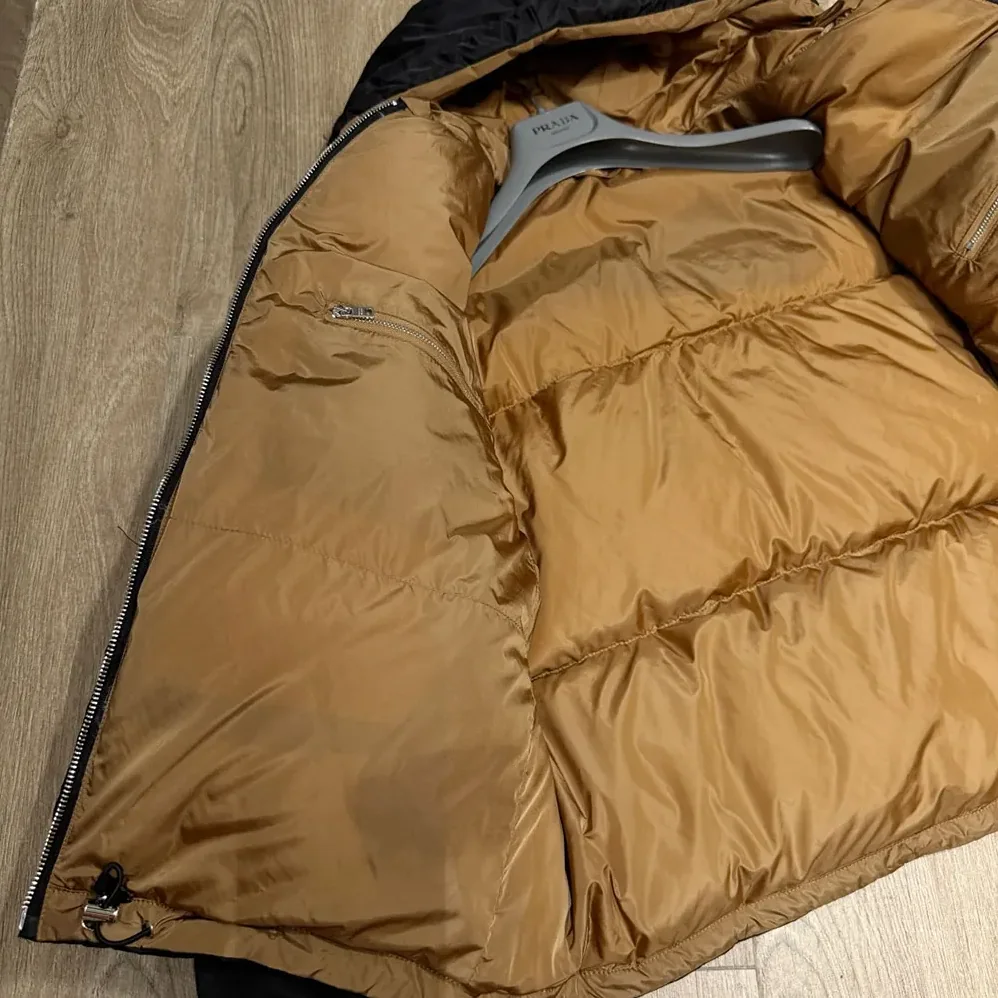 Prada Re-Nylon Down Jacket for Women in Black