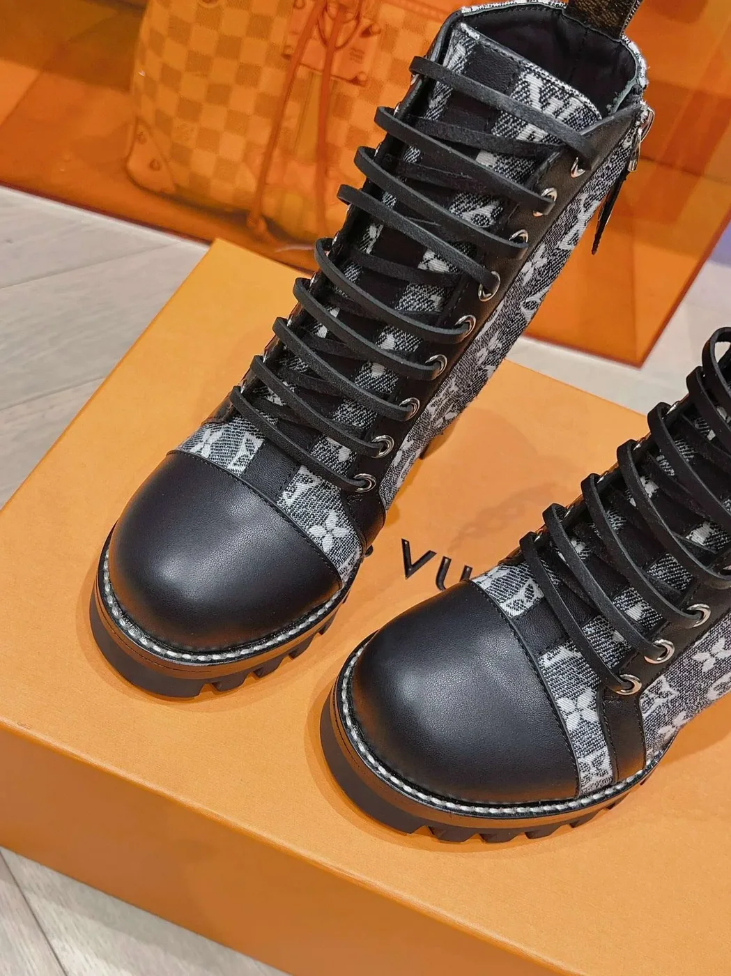 Louis Vuitton Moonlight Ankle Boots Black Louis Vuitton Moonlight Ankle Boots Black