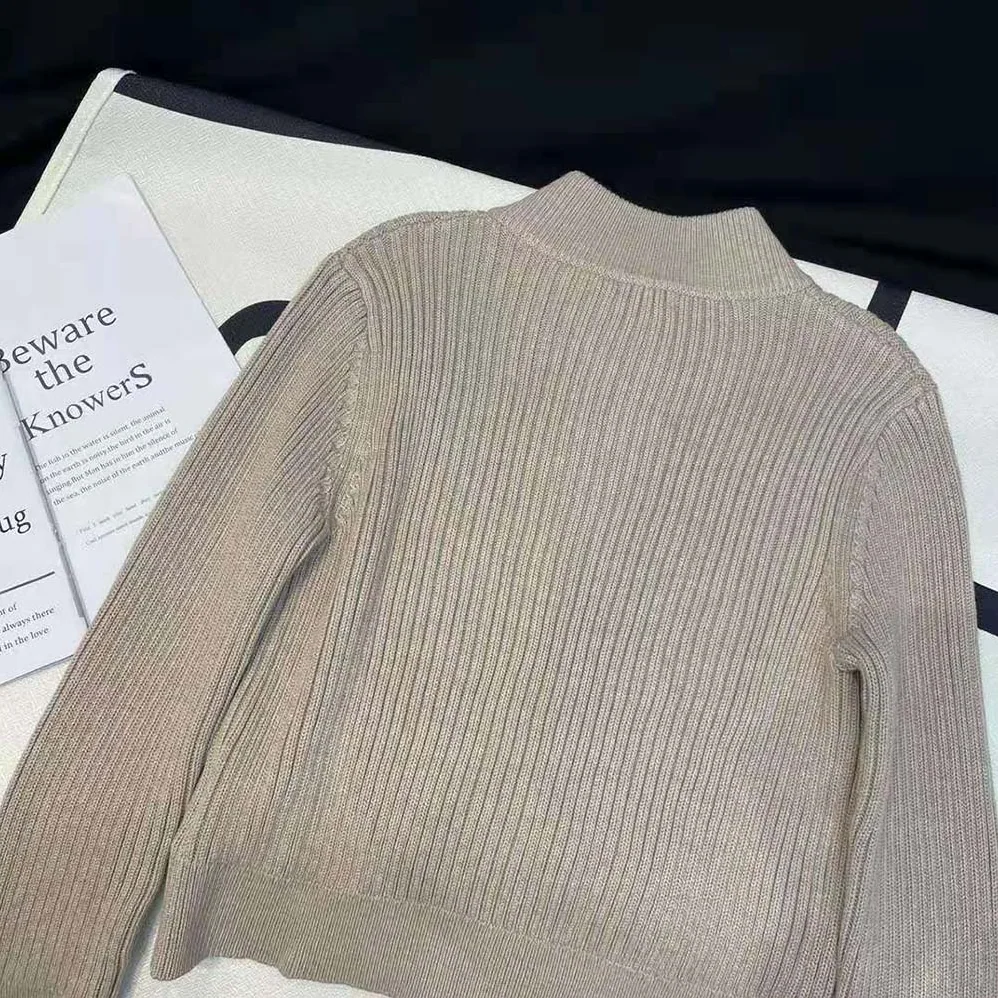Miu Miu Wool Knit Cardigan with Knit Logo Patch for Women