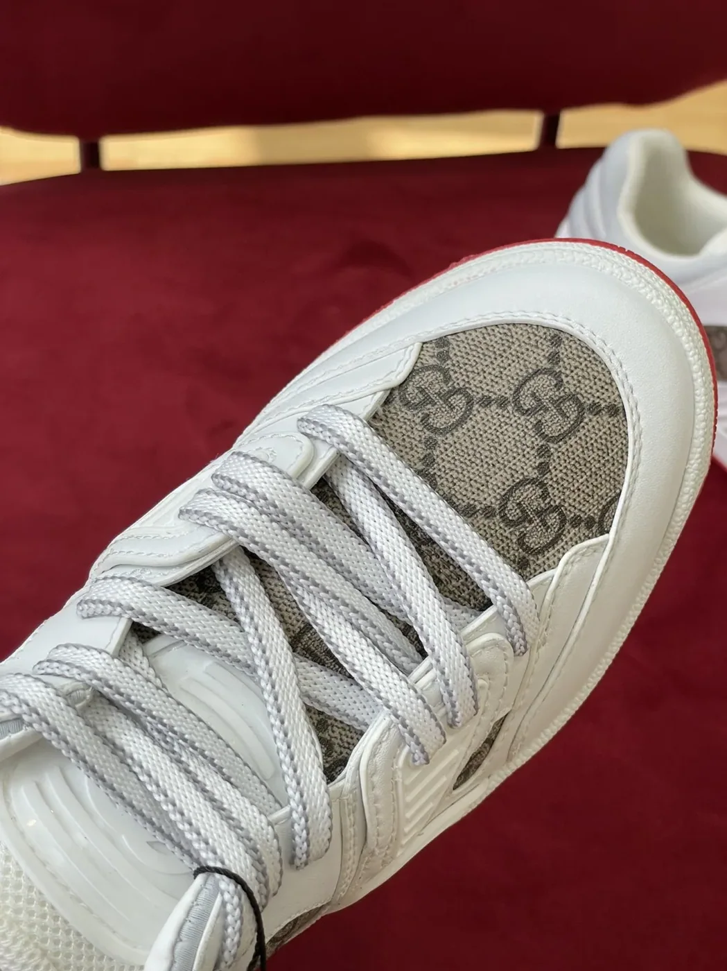 Gucci Sneaker Gucci Basket Donna White Demetra for Women
