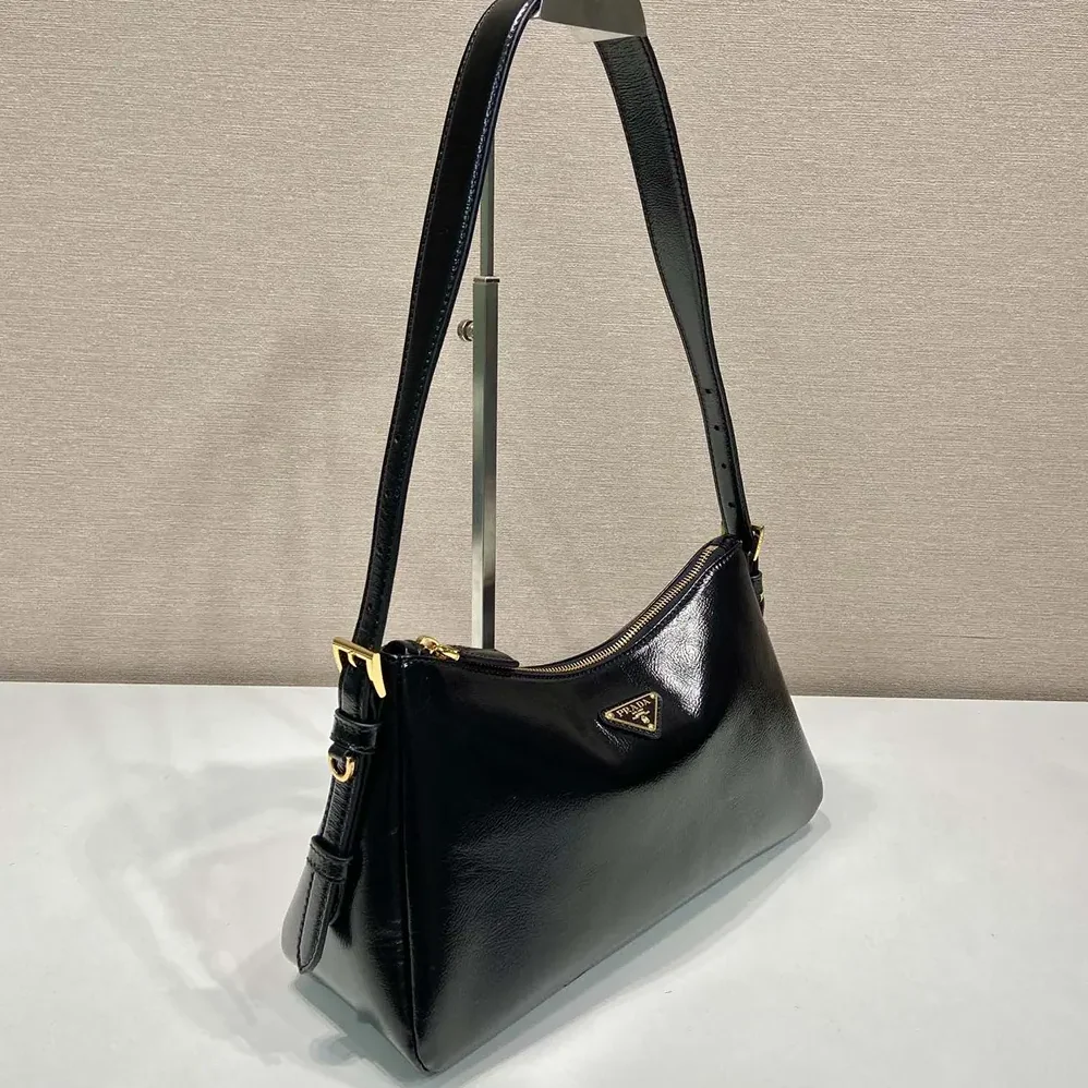 Prada Aimée Medium Naplak Leather Shoulder Bag for Women Prada Aimée Medium Naplak Leather Shoulder Bag for Women