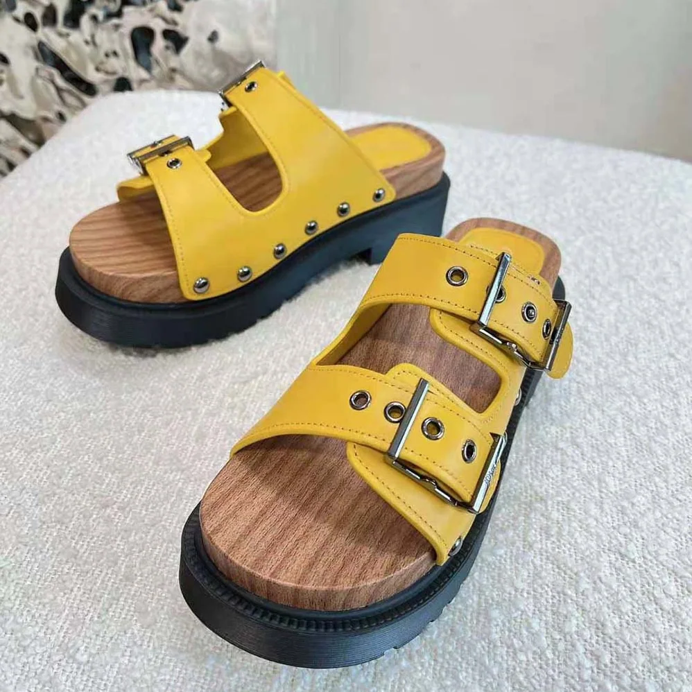 Dior Diorquake Strap Sandal Yellow Calfskin for Women Dior Diorquake Strap Sandal Yellow Calfskin for Women