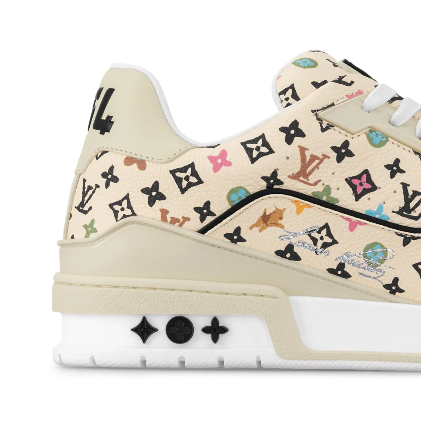 Louis Vuitton Trainer Sneaker Beige 1ACXBG Louis Vuitton Trainer Sneaker Beige 1ACXBG