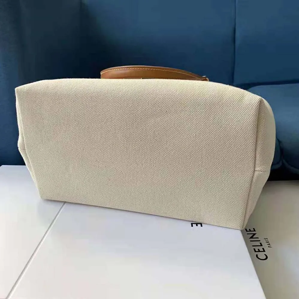 Celine Horizontal Cabas Celine in Canvas with Celine Print and Calfskin for Women Celine Horizontal Cabas Celine in Canvas with Celine Print and Calfskin for Women