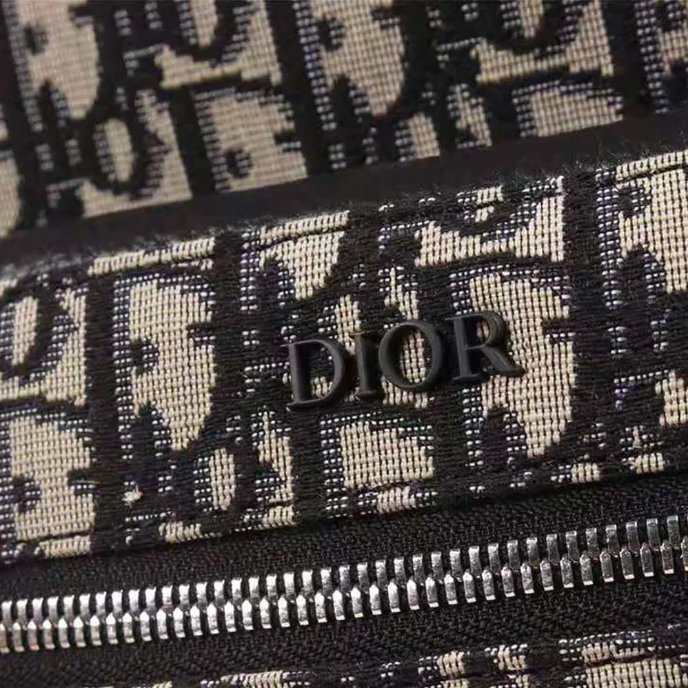 Dior Rider Backpack Beige and Black Dior Oblique Jacquard for Men