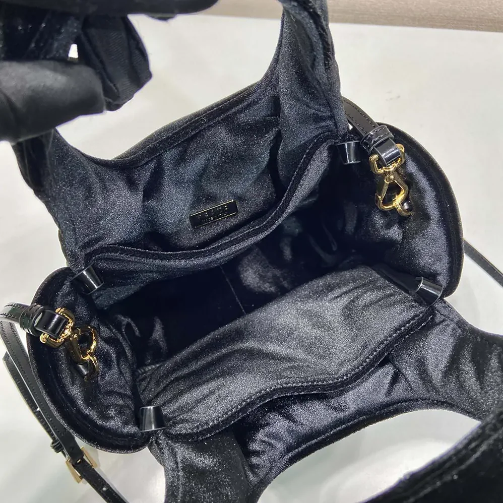 Prada Padded Velvet Mini Handbag for Women
