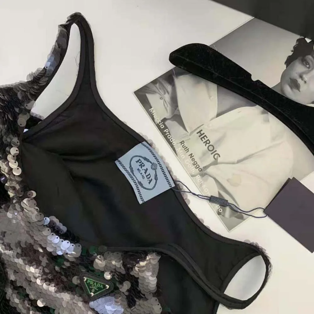 Prada Sequin Embellished Cigaline Minidress for Women