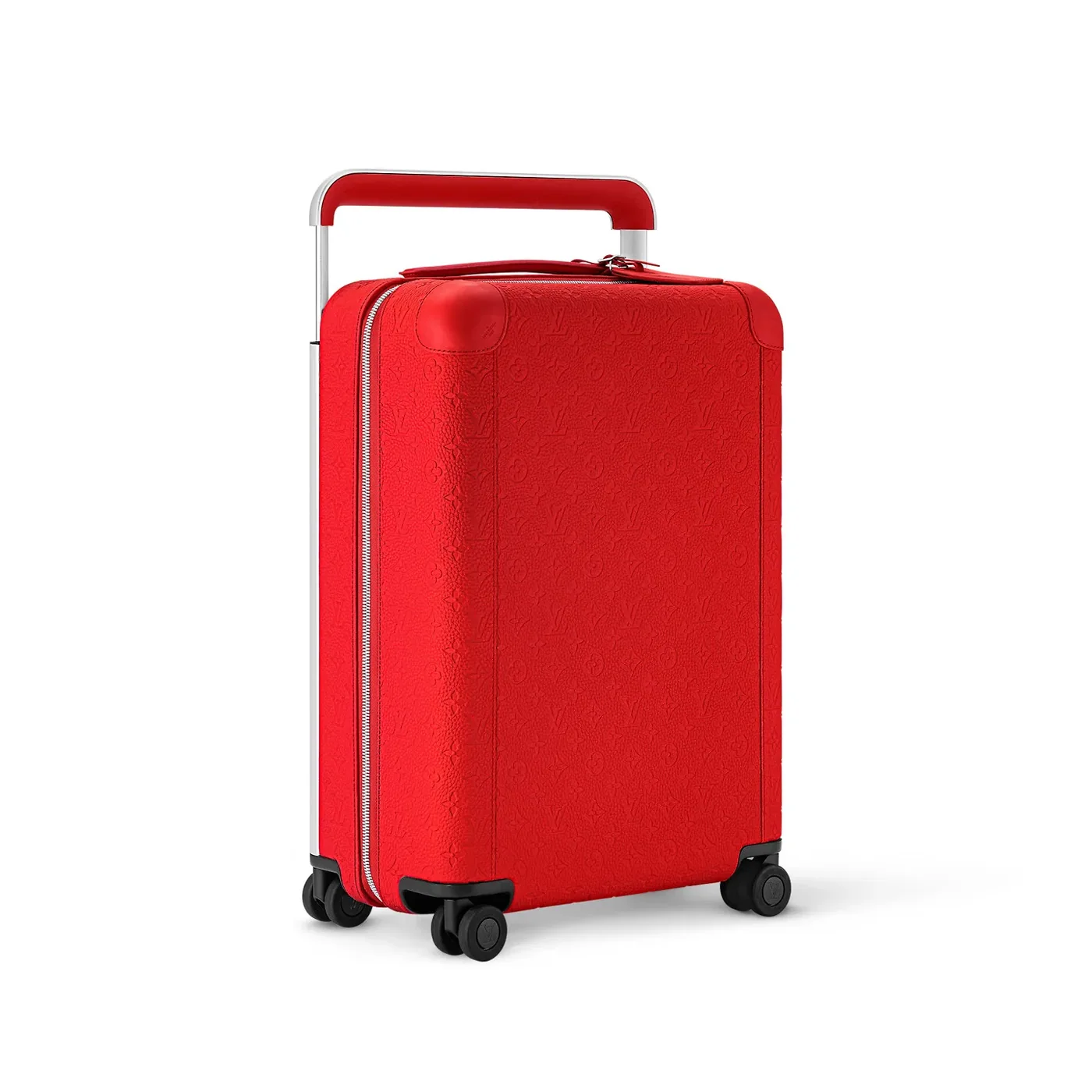 Louis Vuitton Horizon 55 Suitcase in Red Silver Hardware Louis Vuitton Horizon 55 Suitcase in Red Silver Hardware