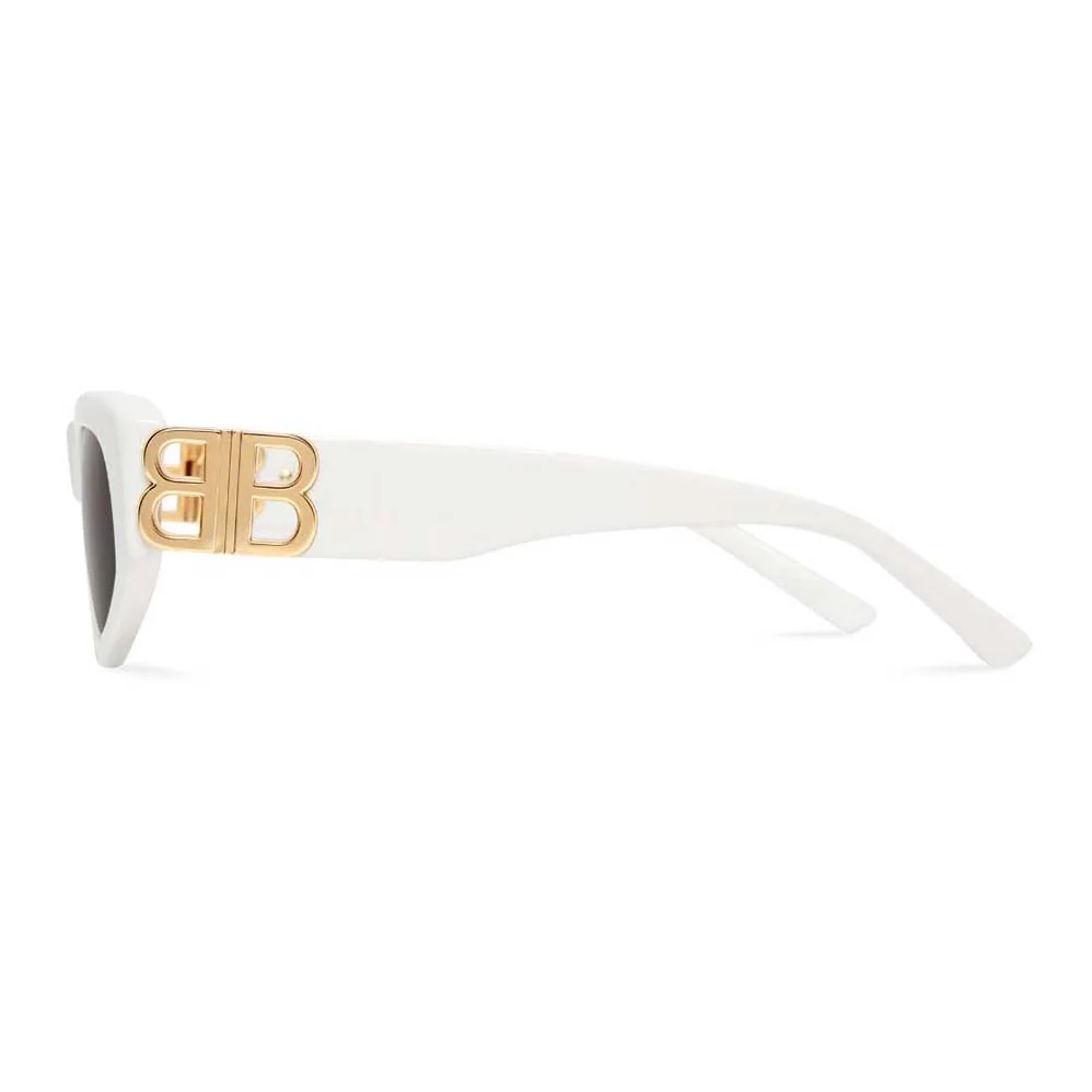 Balenciaga Dynasty D-Frame Sunglasses in White with Grey Lenses for Women Balenciaga Dynasty D-Frame Sunglasses in White with Grey Lenses for Women