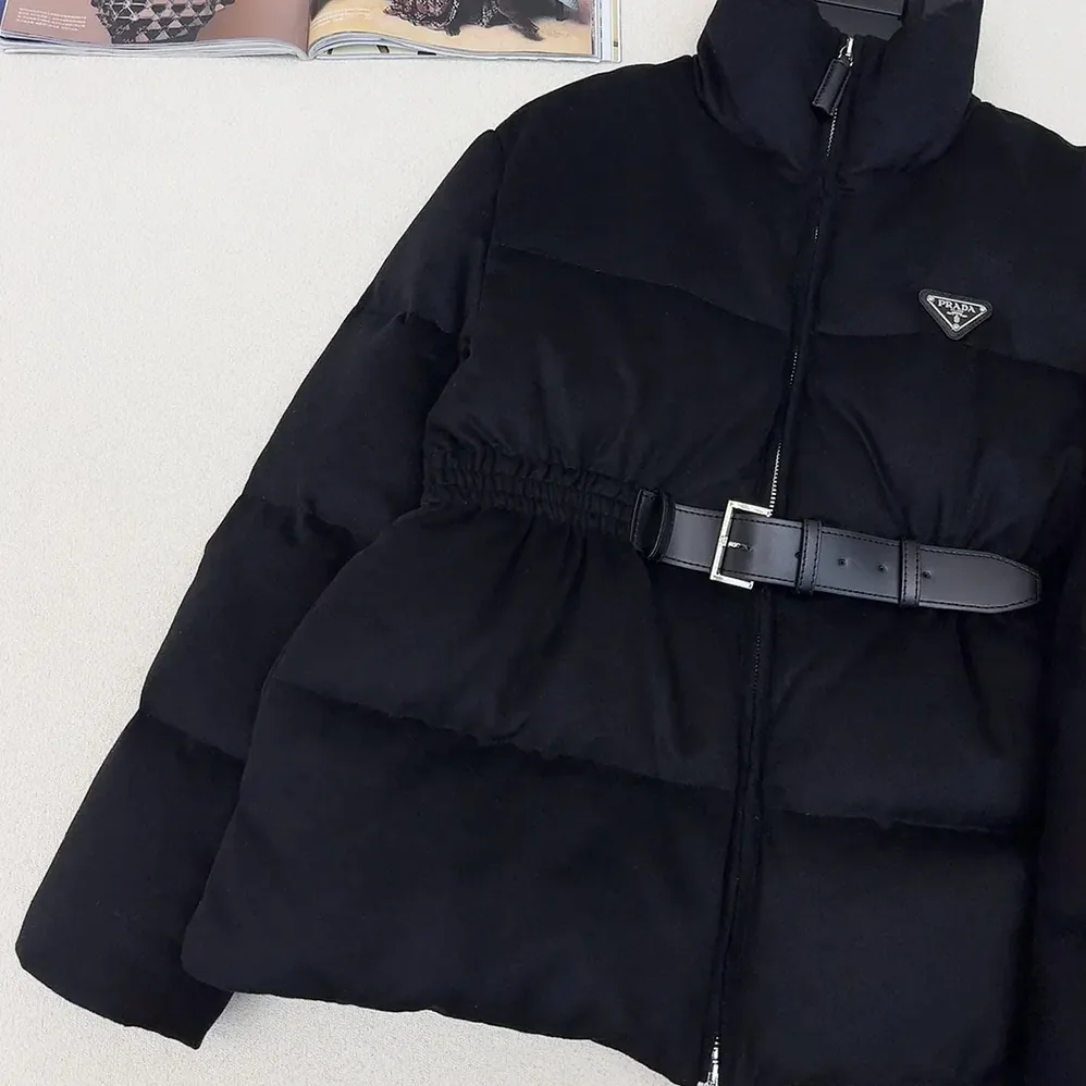 Prada Loden Down Jacket for Men in Navy Prada Loden Down Jacket for Men in Navy
