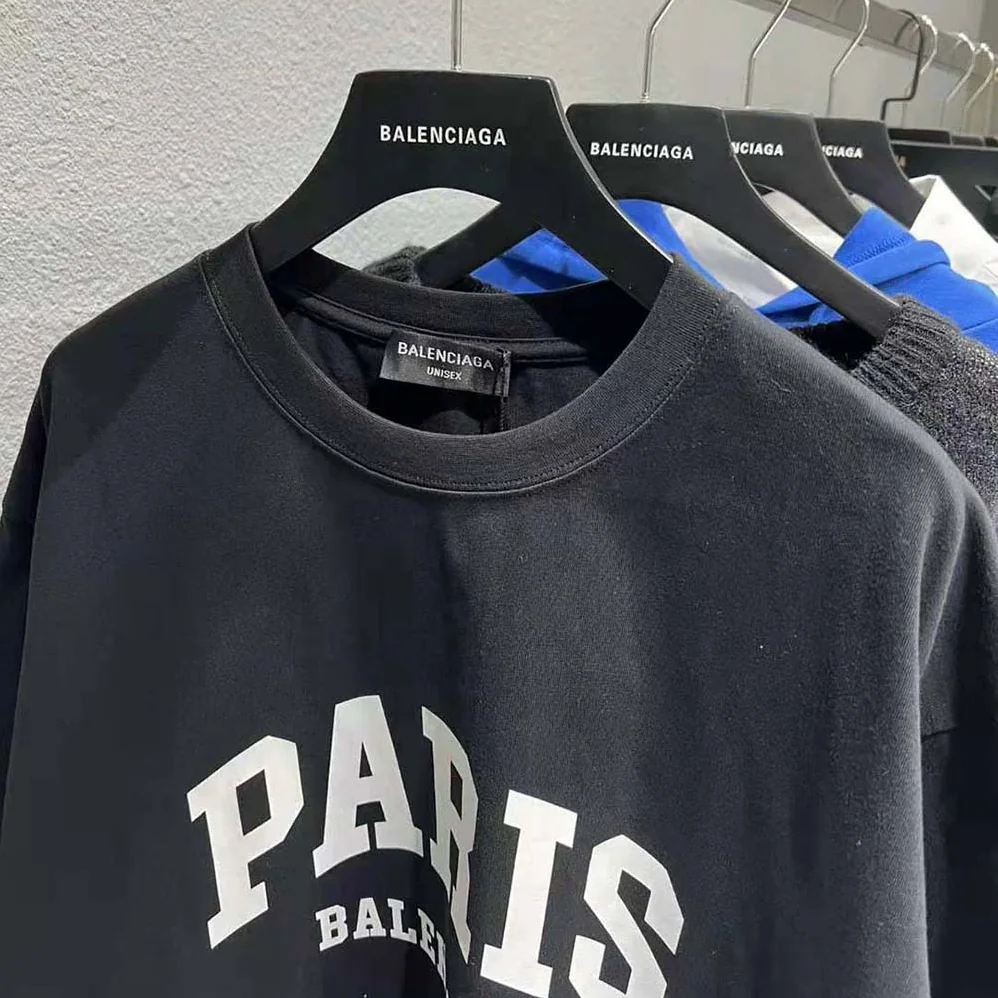 Balenciaga Cities Paris T-shirt Medium Fit in Black for Men