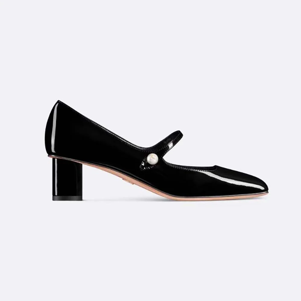 Dior Jolie Dior Pump Black Patent Calfskin for Women Dior Jolie Dior Pump Black Patent Calfskin for Women