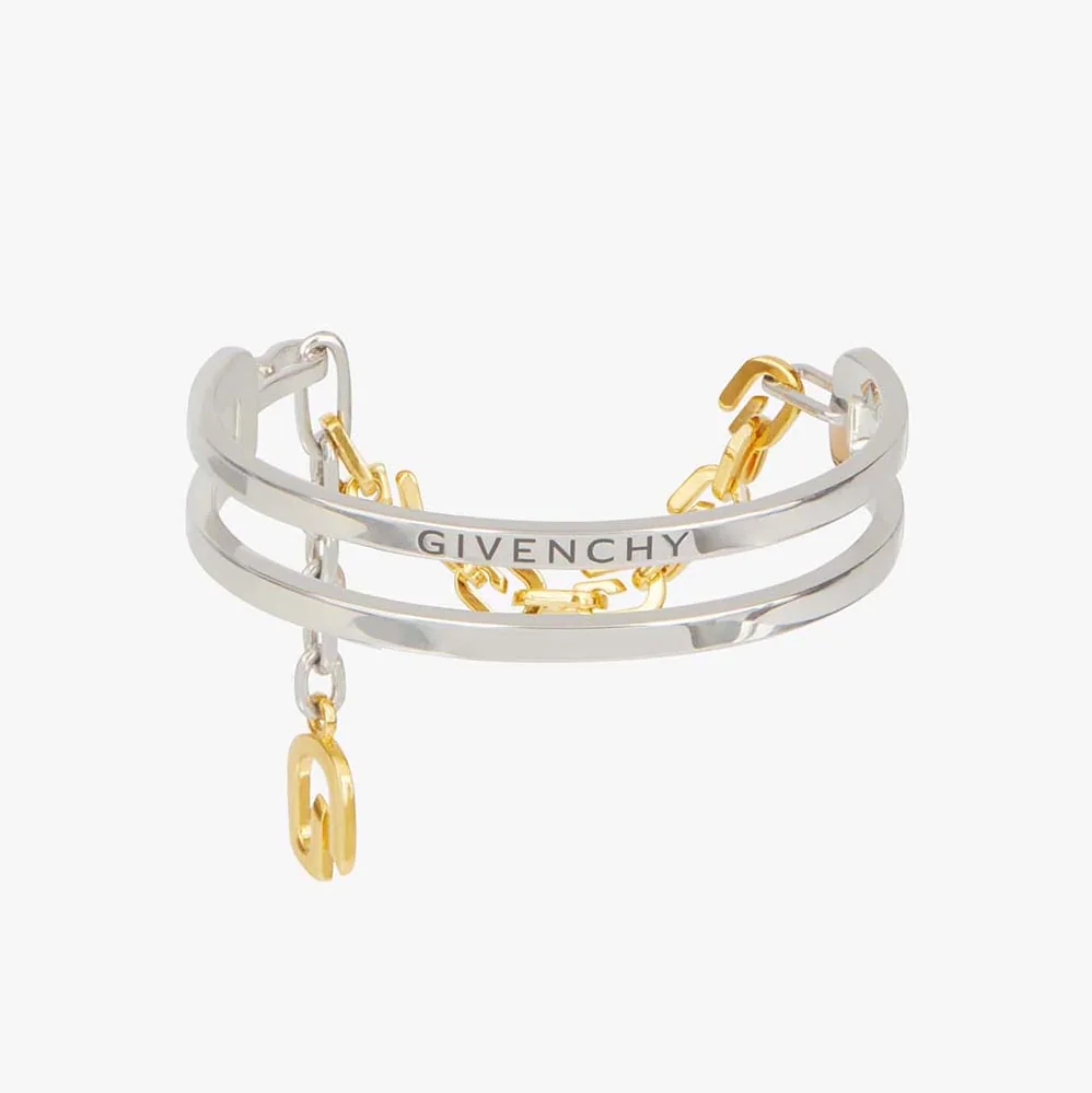 Givenchy G Link Two Tone Bracelet for Women Givenchy G Link Two Tone Bracelet for Women