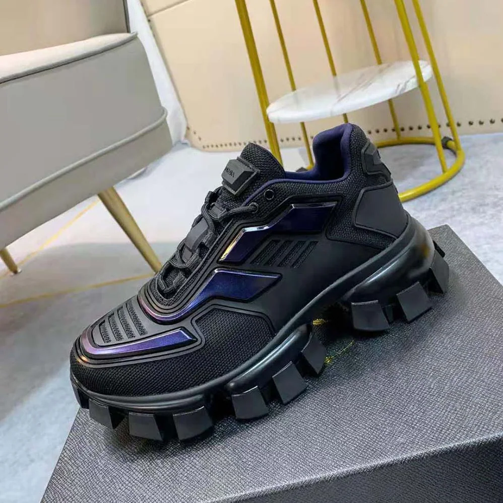 Prada Cloudbust Thunder Sneakers for Women in Navy Prada Cloudbust Thunder Sneakers for Women in Navy