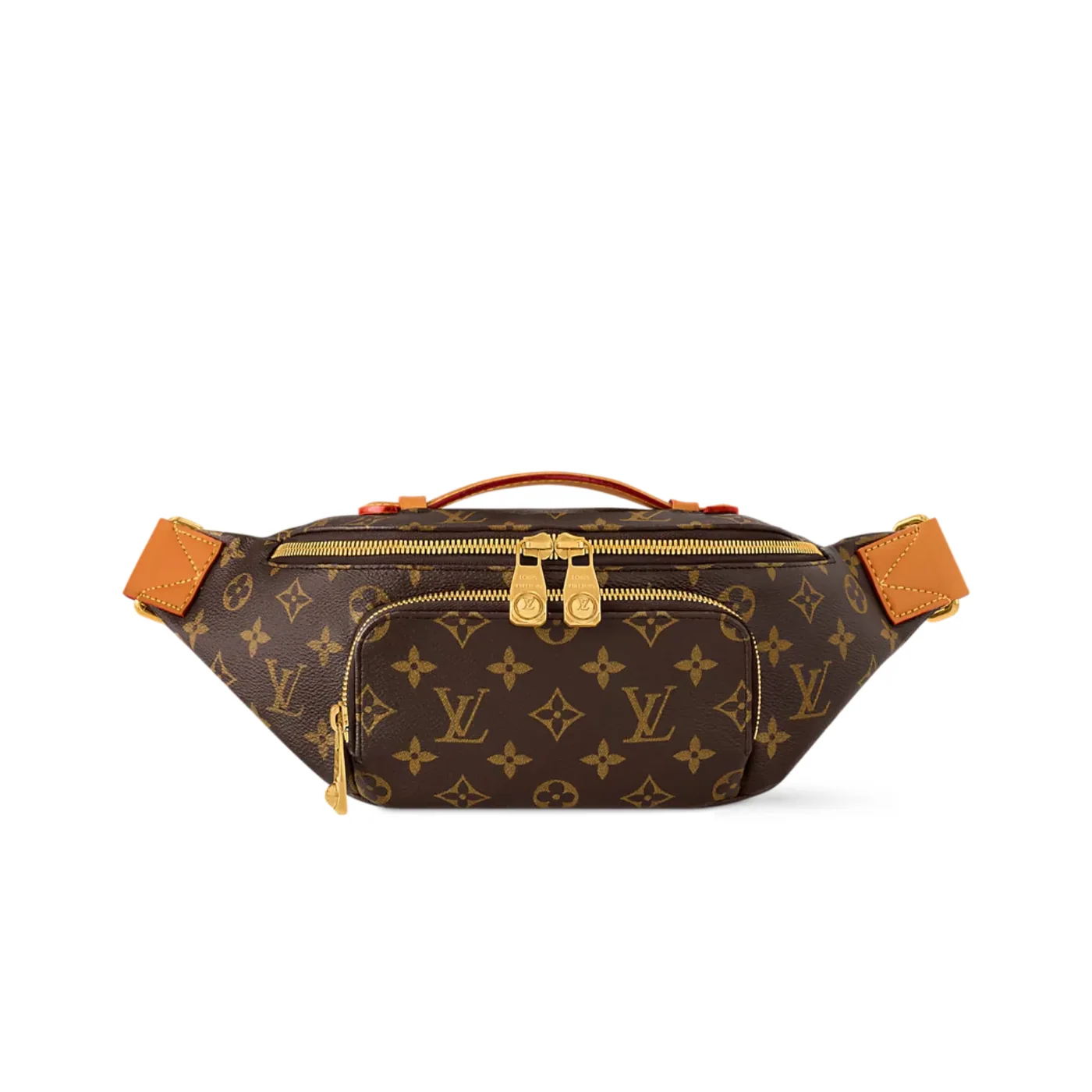 Louis Vuitton Rush Bumbag in Brown Monogram Gold Hardware