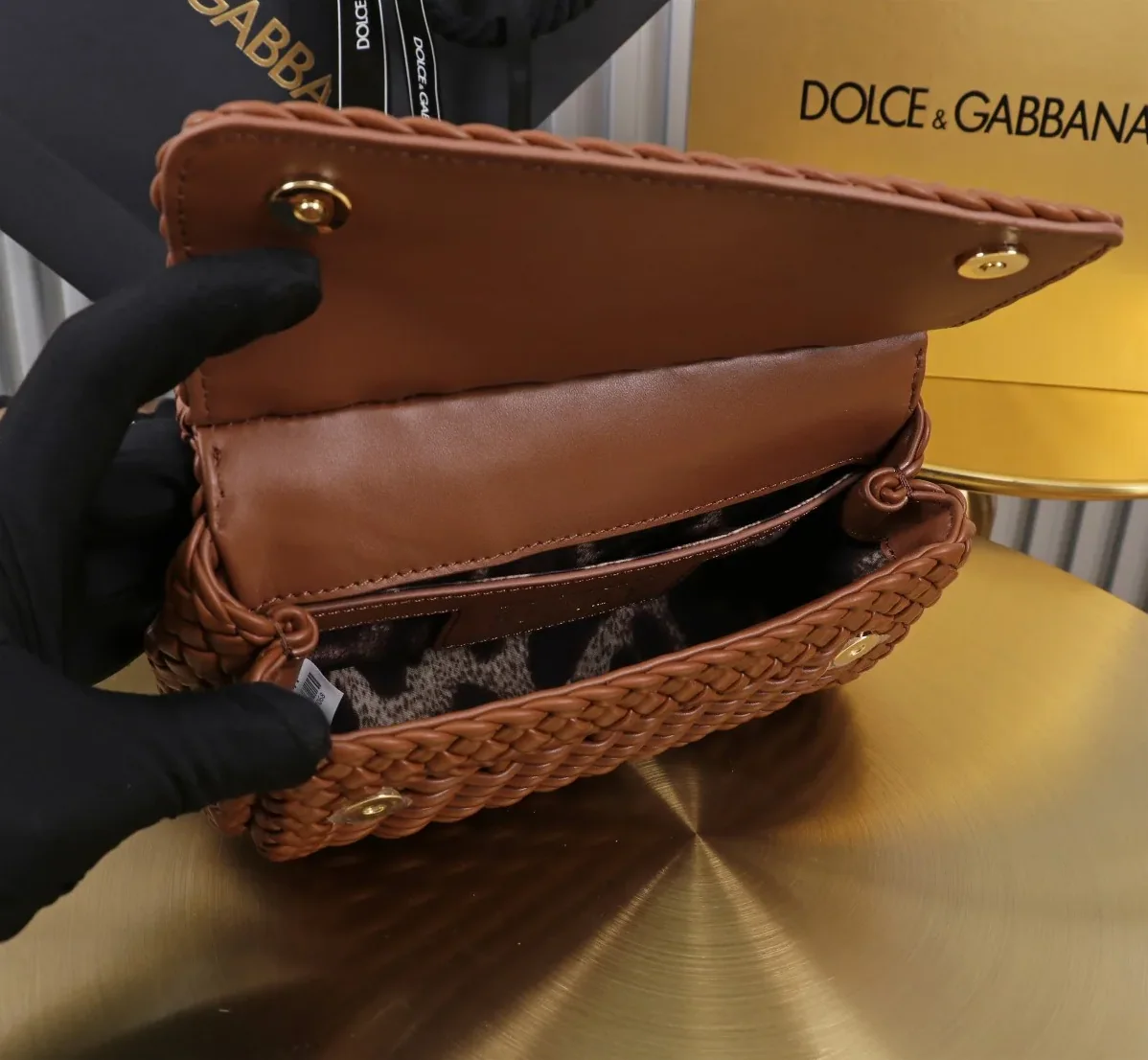 Dolce & Gabbana Small Sicily Handbag Brown / Dolce & Gabbana Small Sicily Handbag Brown /