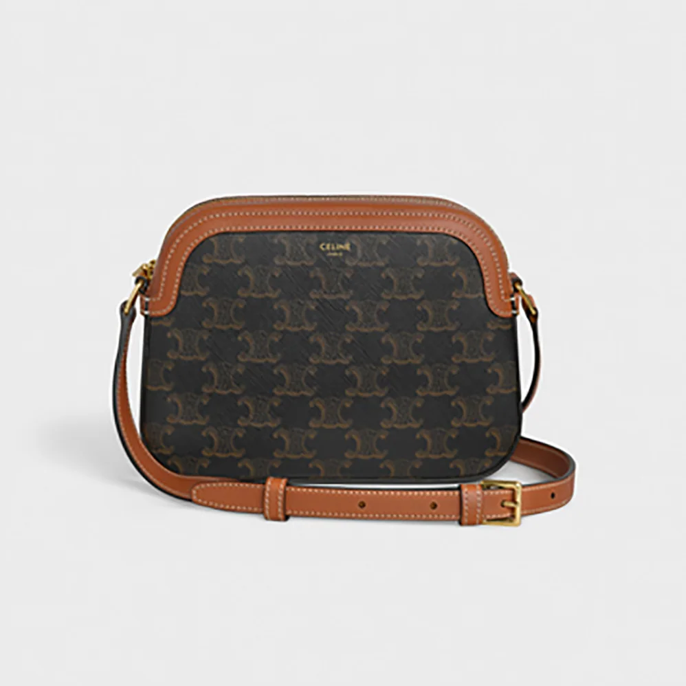 Celine Small Camera Bag in Triomphe Canvas for Women Celine Small Camera Bag in Triomphe Canvas for Women